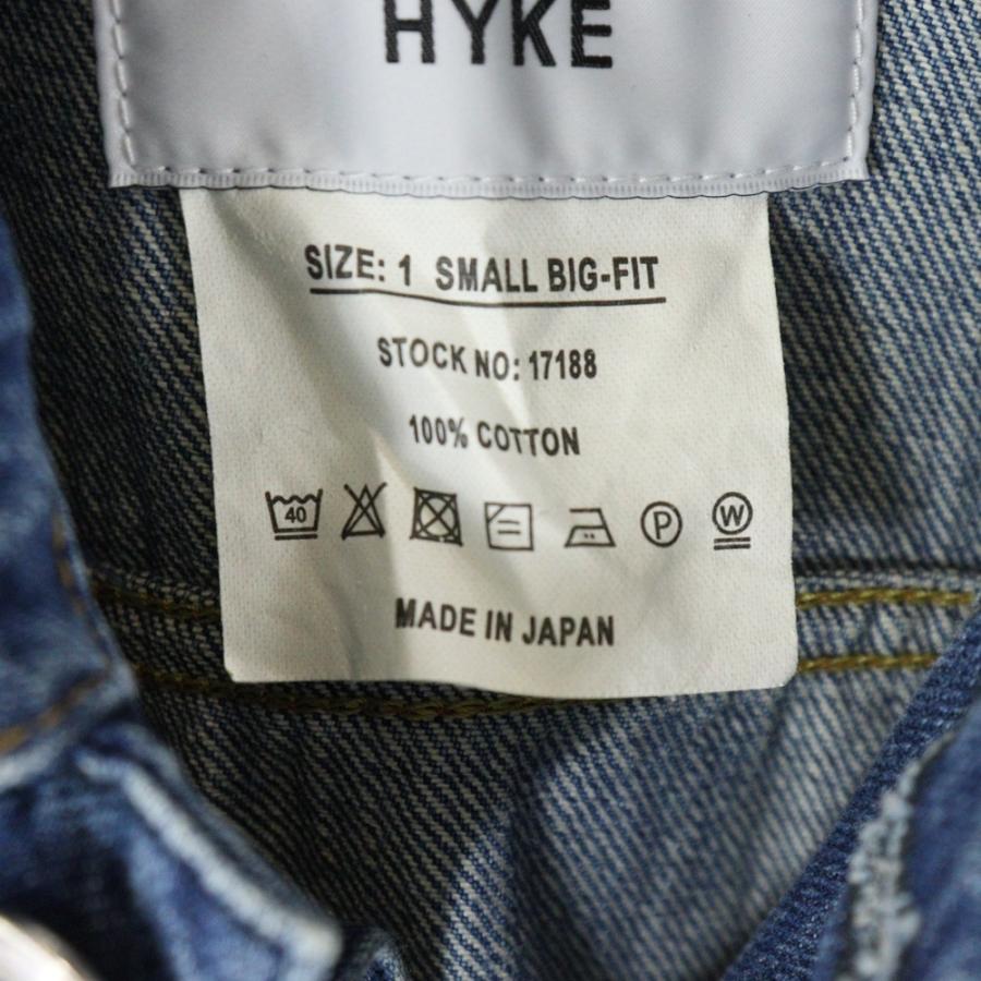 HYKE（ハイク） ヴィンテージ加工 デニムジャケット Gジャン