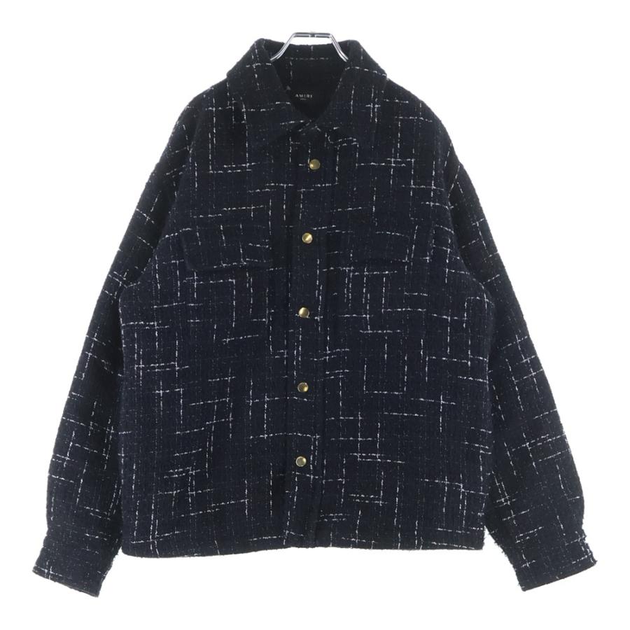 AMIRI（アミリ） Fleck Tweed Padded Overshirt フロントポケット付