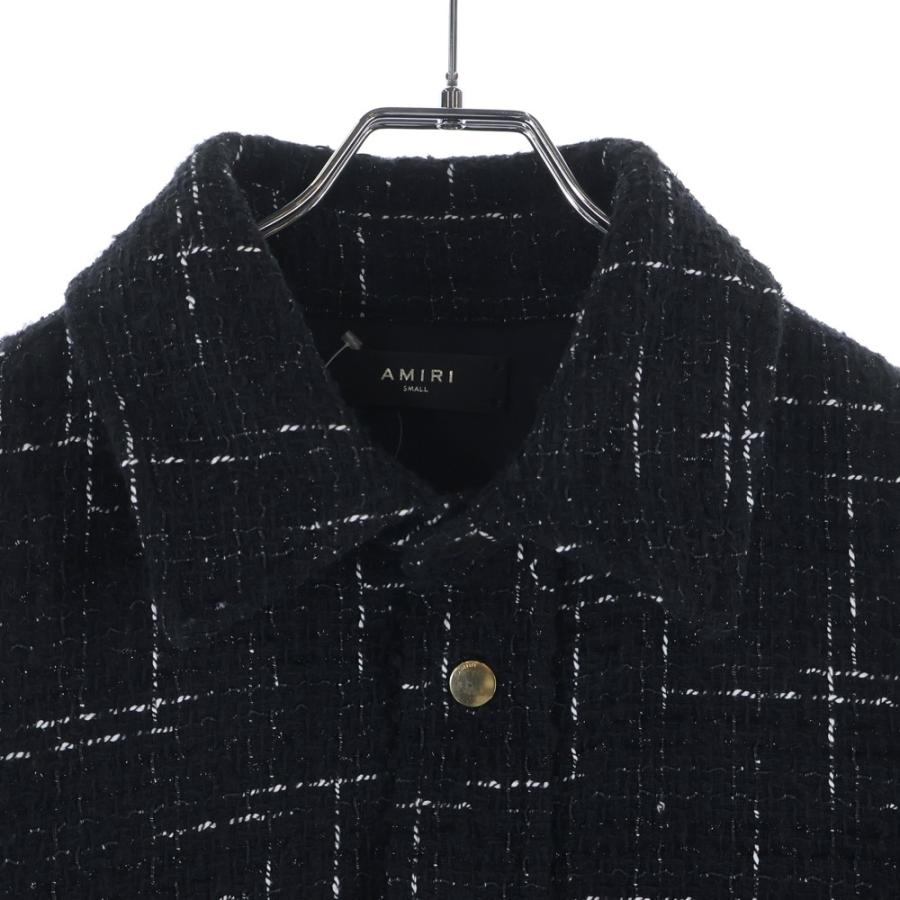 AMIRI（アミリ） Fleck Tweed Padded Overshirt フロントポケット付