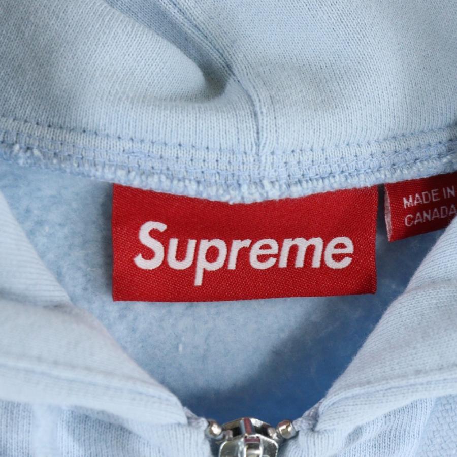Supreme パーカー ライトブルー S 国内正規 シミ有り 本日限定 Supreme（シュプリーム） Multi s Logo Hooded Swratshirt スウェット