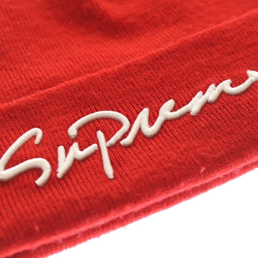 Supreme（シュプリーム） フロント刺繍 アクリルビーニー ニット帽