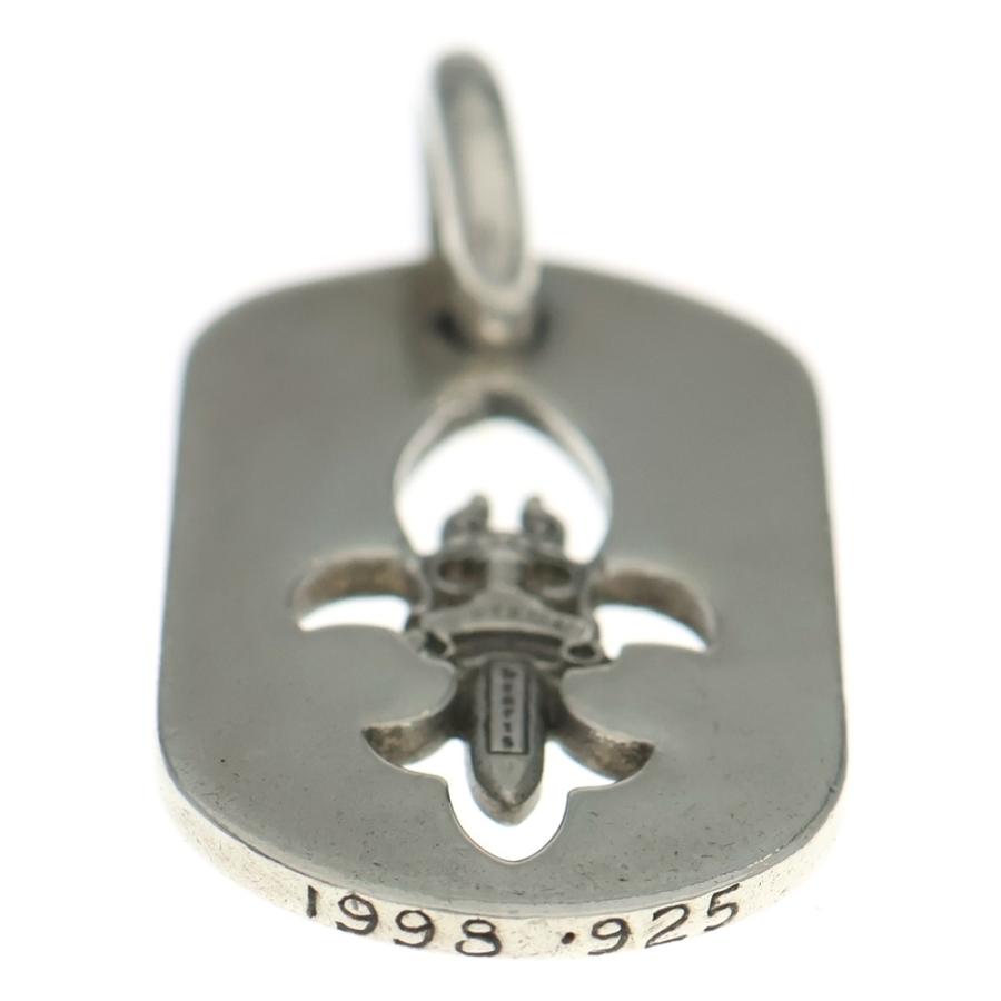 シルバー925 ドックタグ フレア トップ CHROME HEARTS（クロムハーツ） D TAG SML FLE DAG フレアダガー