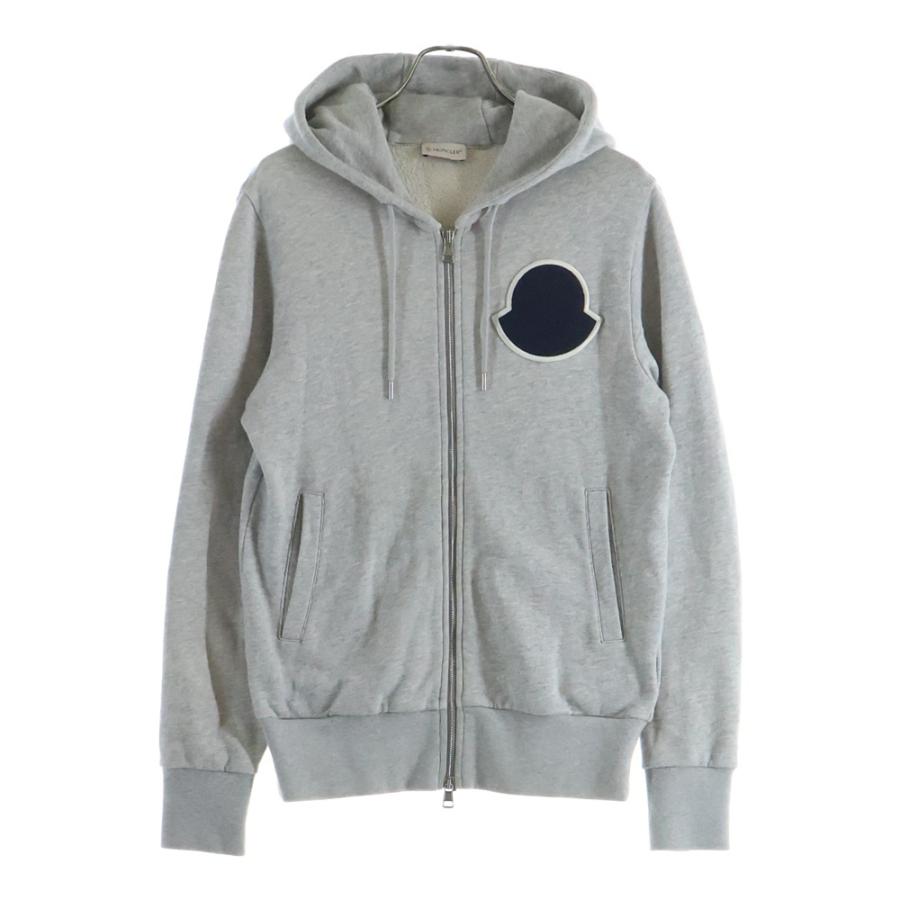 MONCLER（モンクレール） 18AW パイル地 ロゴ ジップアップ パーカー 