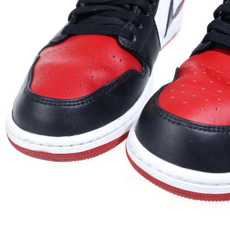 NIKE（ナイキ） AIR JORDAN 1 LOW BRED TOE エアジョーダン1 ブレッド