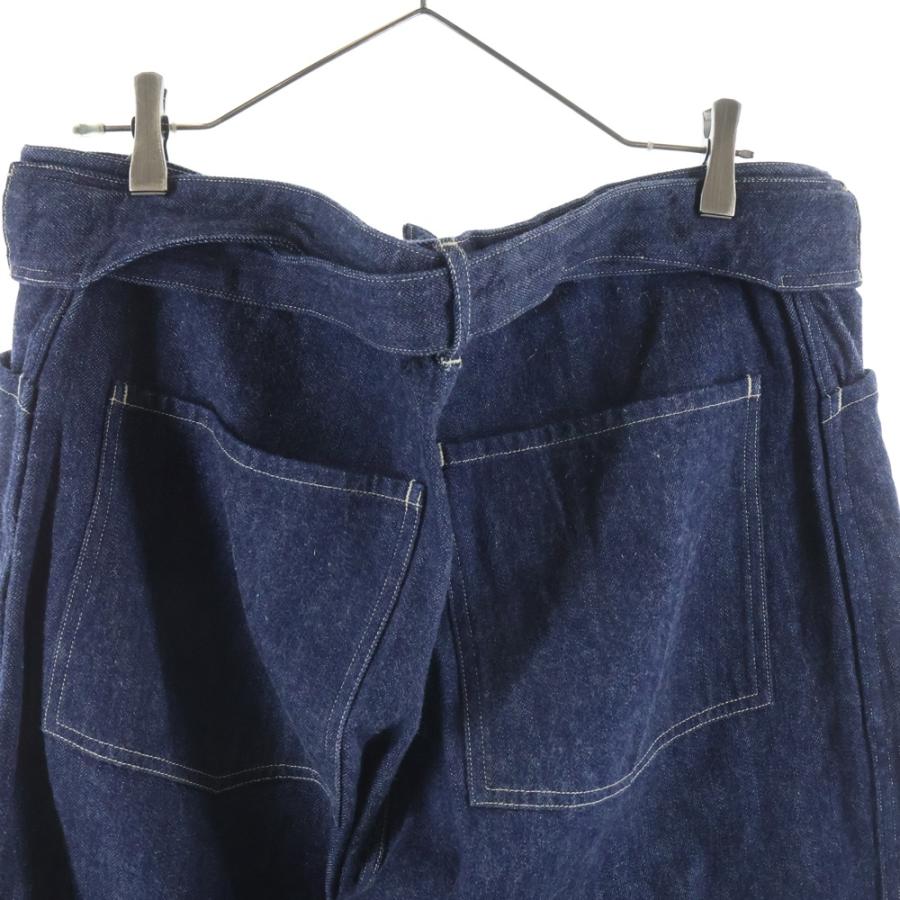 COMOLI（コモリ） 22SS デニム ベルテッドパンツ ジーンズ インディゴ