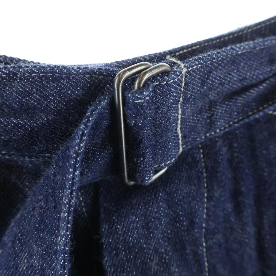 COMOLI（コモリ） 22SS デニム ベルテッドパンツ ジーンズ インディゴ
