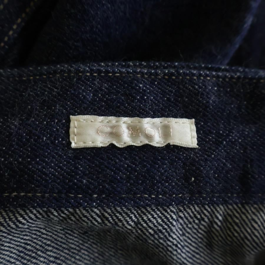 COMOLI（コモリ） 22SS デニム ベルテッドパンツ ジーンズ インディゴ