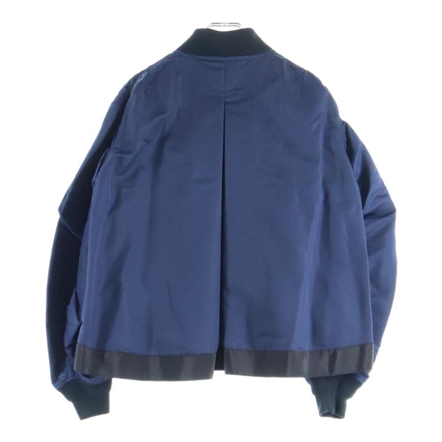 sacai（サカイ） 18SS 刺繍総柄 ジップアップ ジャケット ブラック