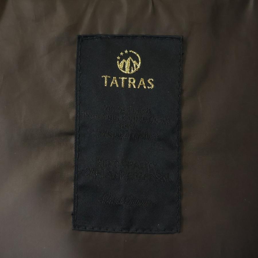 TATRAS（タトラス） ロゴワッペン ファー付き ジップアップ レイヤード