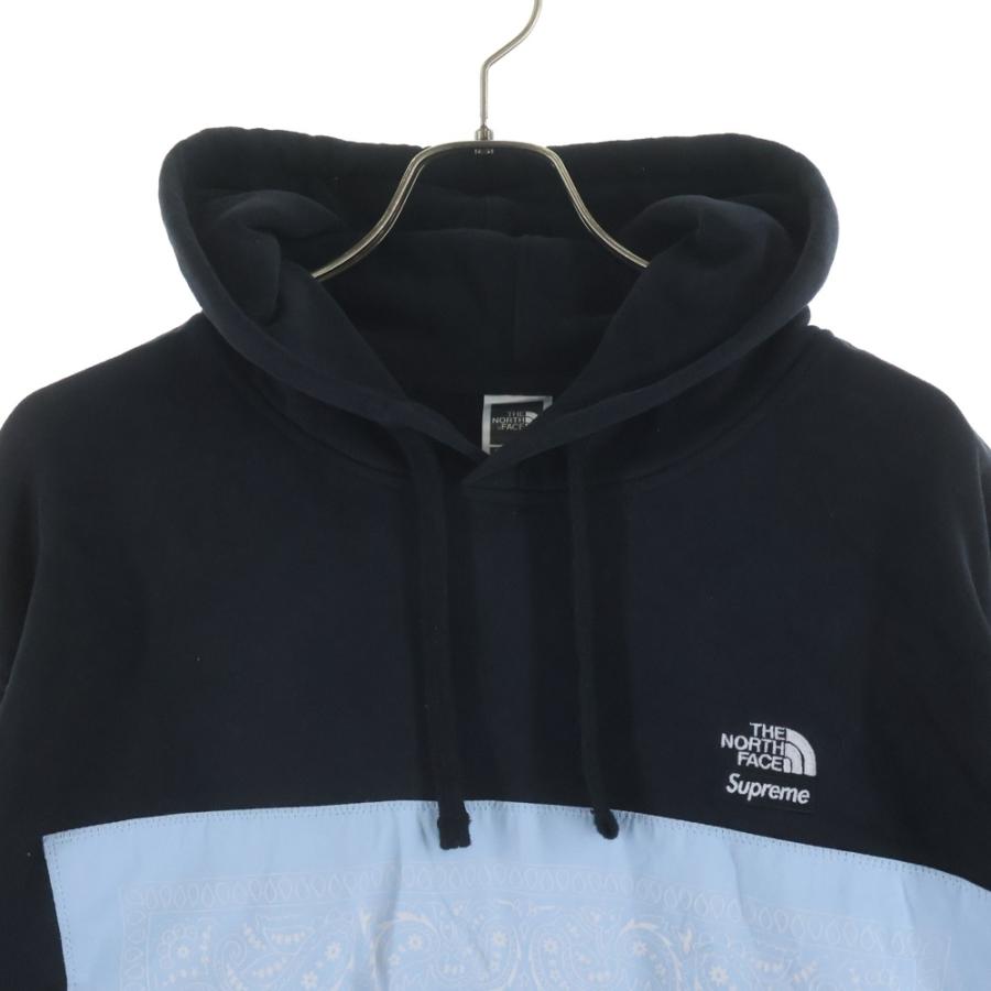 シュプリーム 22SS ×THE NORTH FACE Bandana Hooded SweatShirt 