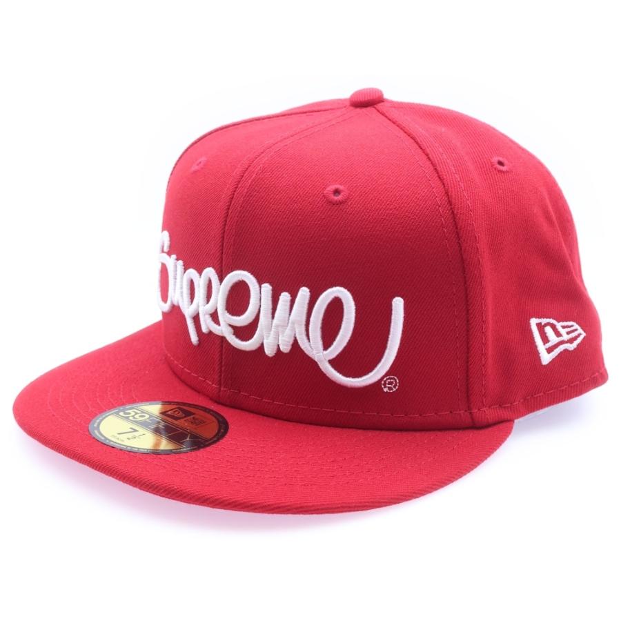 Supreme レッド キャップ 調整可能 Supreme（シュプリーム） 22SS ×NEW ERA Handstyle Cap ×ニューエラ