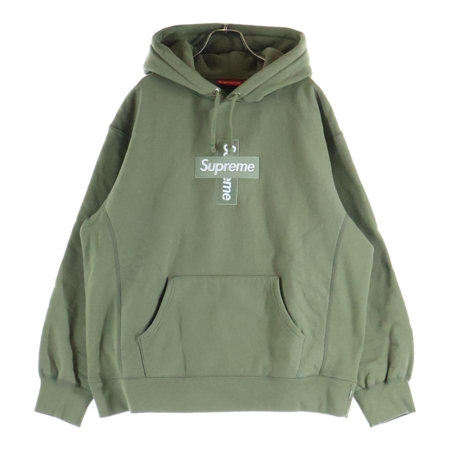 Supreme オリーブ パーカー 中古・古着通販】Supreme (シュプリーム) パーカー オリーブ サイズ:XL