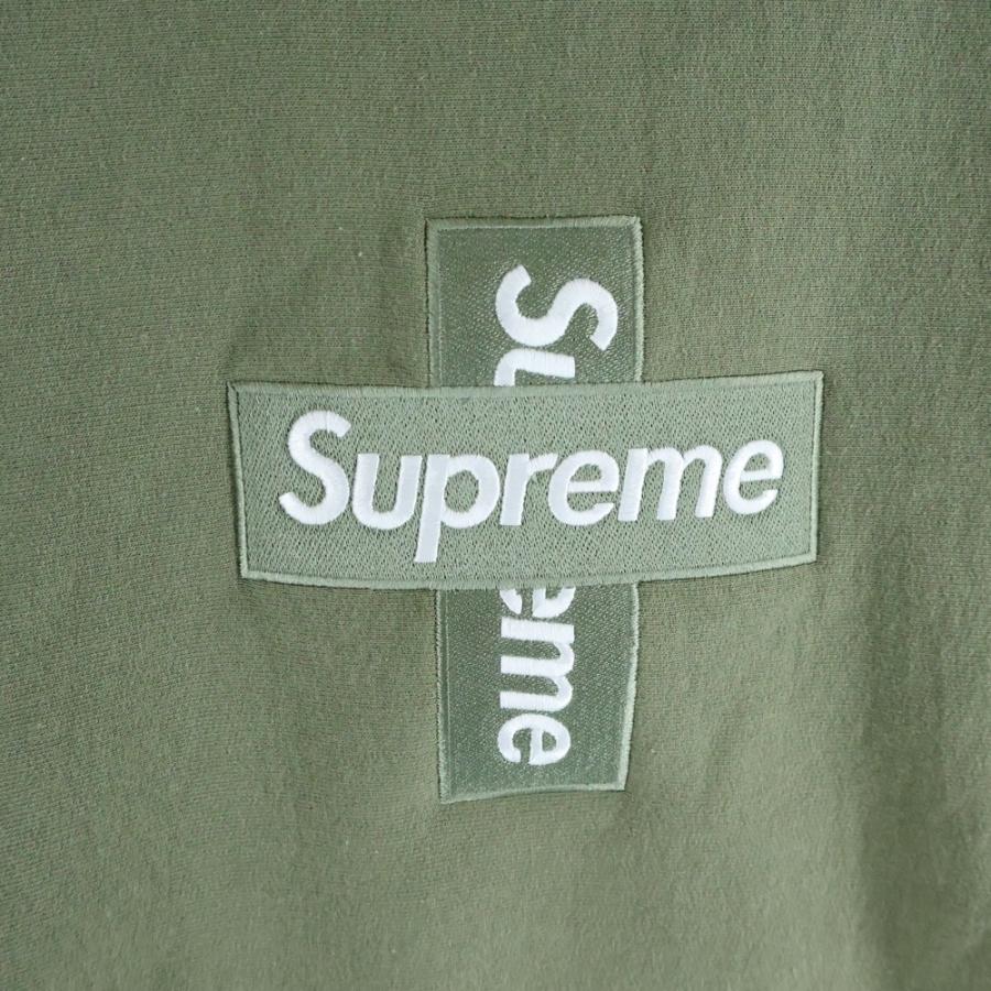 O*A様 Supreme オリーブ クロスボックスロゴ SUPREME シュプリーム 20AW Cross Box Logo Hooded Sweatshirt クロス
