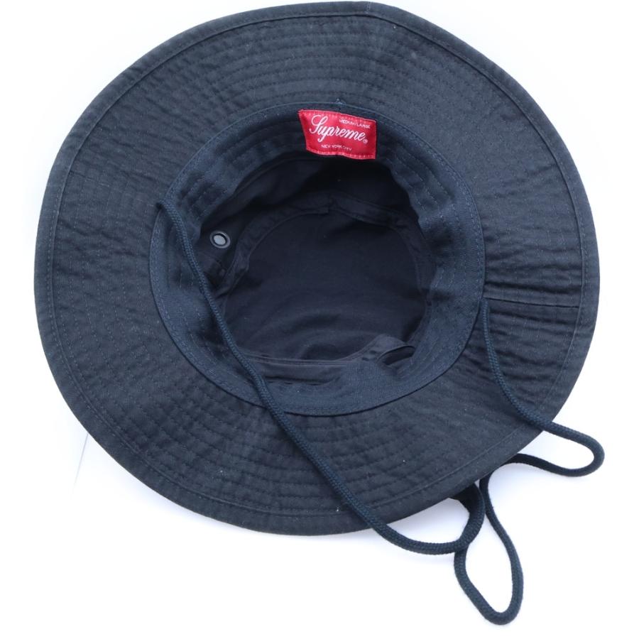 Supreme シュプリーム ミリタリーハット ブラック 新品未使用品 M/L Supreme（シュプリーム） Military Boonie Box Logo ボックスロゴ