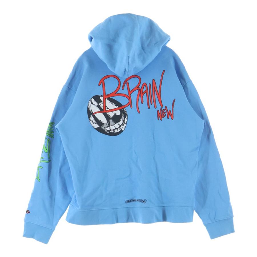 本物 クロムハーツ 新作 Matty Boy マッティボーイ ブレイン パーカー CHROME HEARTS（クロムハーツ） ×MATTY BOY BRAIN NEW PULLOVER HOODIE