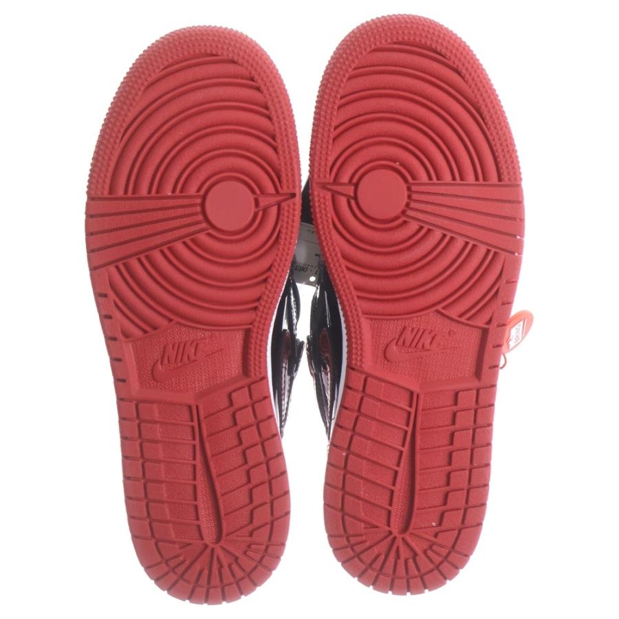 NIKE（ナイキ） GS Air Jordan 1 High OG Patent Bred GS エア 