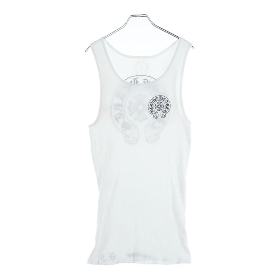 希少 国内正規店 CHROMEHEARTS タンクトップホースシュー M CHROME HEARTS（クロムハーツ） Horseshoe ホースシュープリント