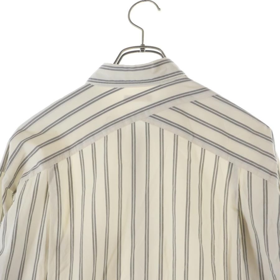 ULTERIOR アルテリア 20AW OVERLAID STRIPE SHIRT オーバーレイ 長袖
