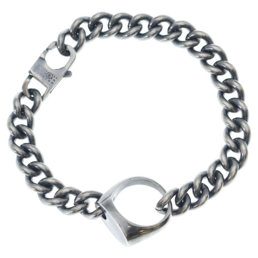 MM6 Maison Margiela （本体のみ)シルバーチェーンブレスレット MM6 Maison Margiela エムエムシックスメゾンマルジェラ