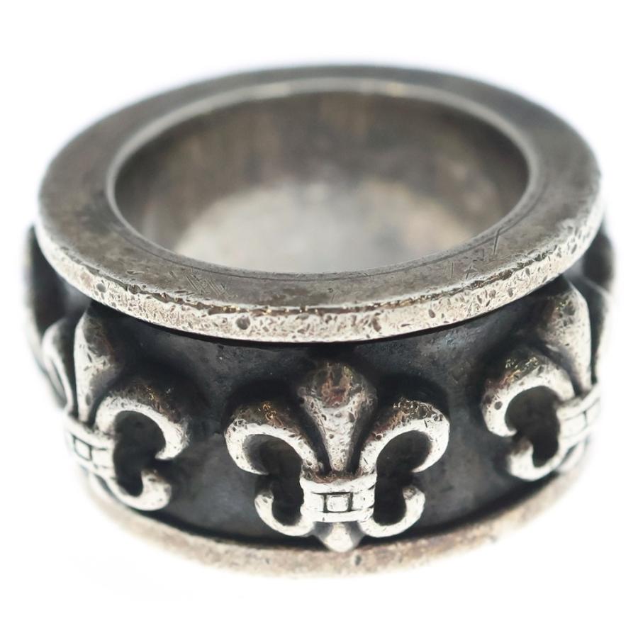 CHROME HEARTS クロムハーツ RING SPINNER BS FLUER スピナーBSフレア シルバーリング_1