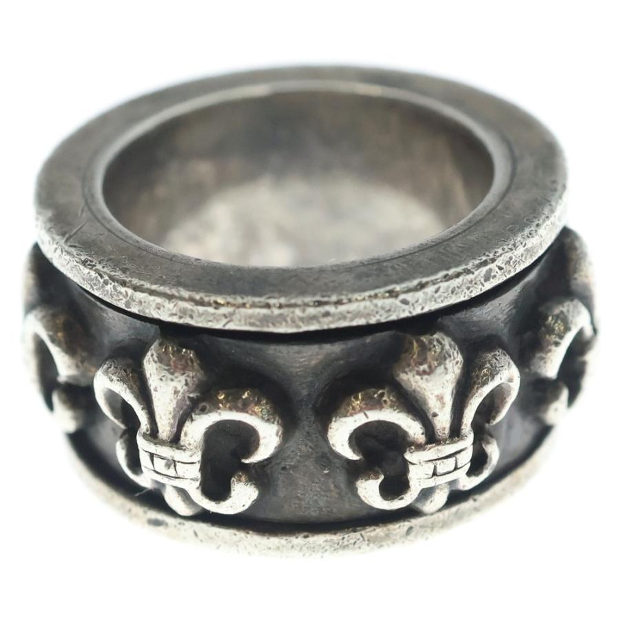 CHROME HEARTS クロムハーツ RING SPINNER BS FLUER スピナーBSフレア シルバーリング_2