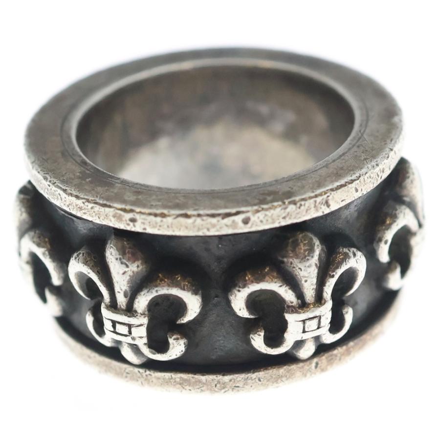 CHROME HEARTS クロムハーツ RING SPINNER BS FLUER スピナーBSフレア シルバーリング_3