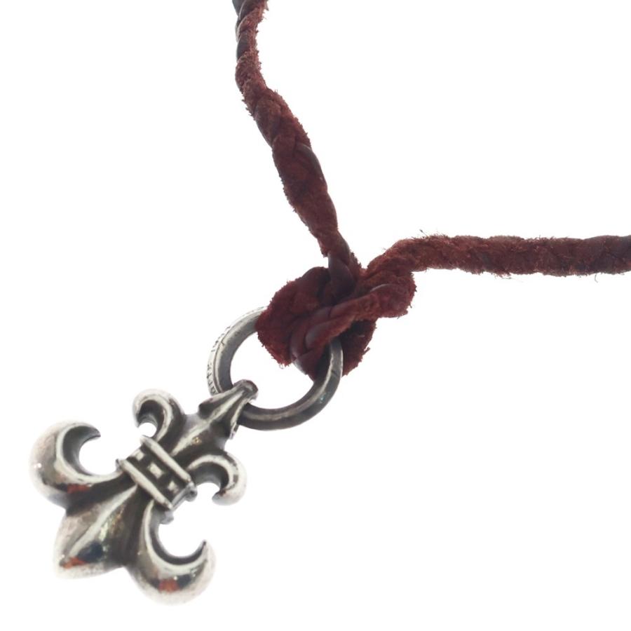 クロムハーツ Fluer ペンダント Chrome Hearts Silver Cross Ball & Fleur Necklace - SRM – SHENGLI