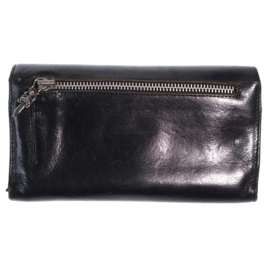 CHROME HEARTS（クロムハーツ） WAVE ウェーブ レザーウォレット 財布