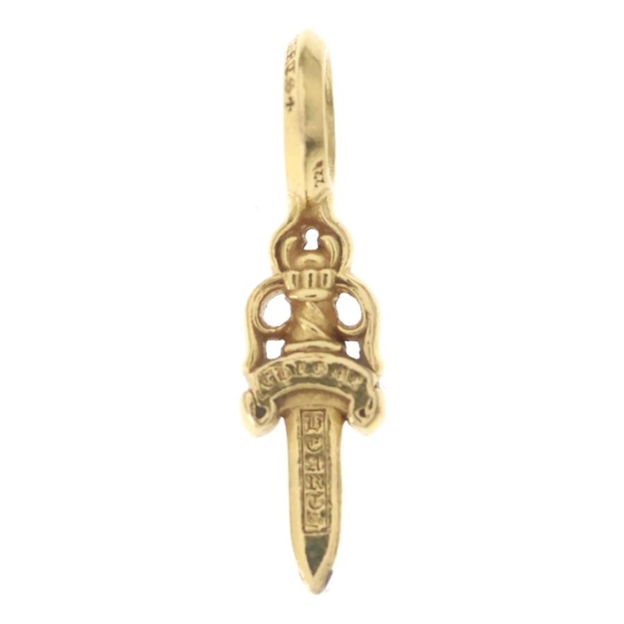【確実正規品】クロムハーツ　22K ダガースタックチャーム ネックレストップ CHROME HEARTS（クロムハーツ） 22K STACK DAGGER V2 ダガースタック