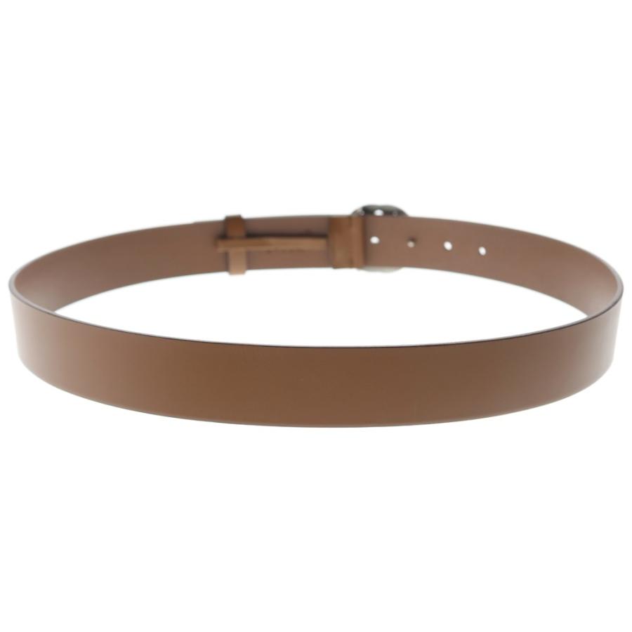 GUCCI（グッチ） インターロッキングG レザーベルト ブラウン 546389
