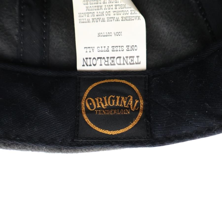 TENDERLOIN テンダーロイン BASEBALL CAP フェルトロゴパッチ コットンベースボールキャップ グレー TENDERLOIN（テンダーロイン） BASEBALL CAP フェルトロゴパッチ