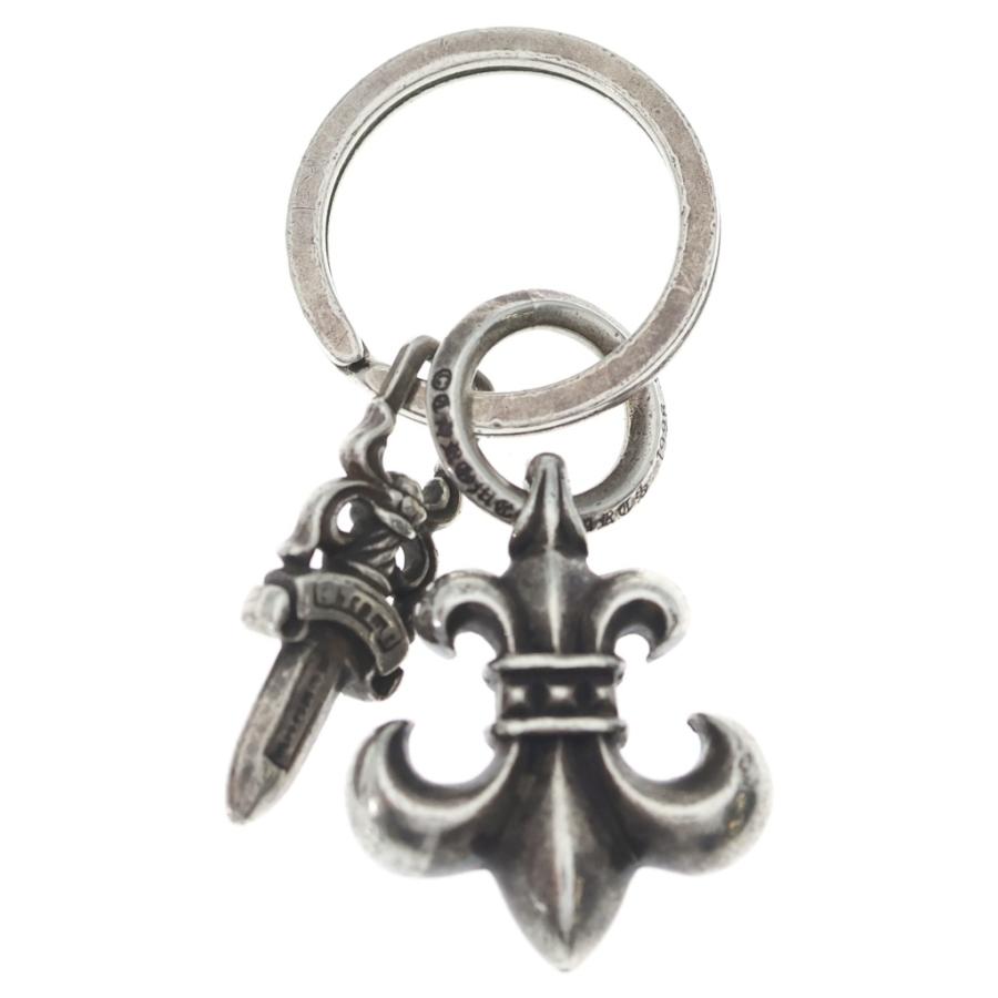 シルバー925 キーチェーン　キーリング　ダガー　フレア CHROME HEARTS（クロムハーツ） BSF&No5 DGGR BSフレア #5ダガー