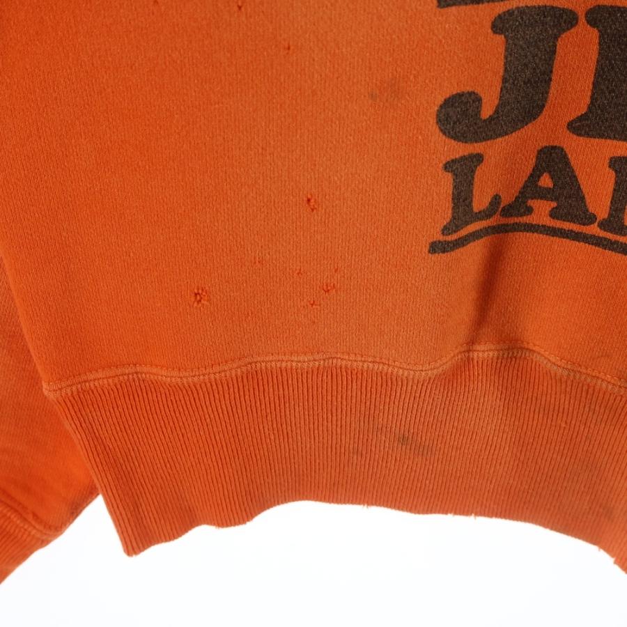 セントマイケル 24SS CRW SWEAT/JS & LMB フロントプリント クルーネック長袖スウェットトレーナー オレンジ SM-YS8-0000-028_4