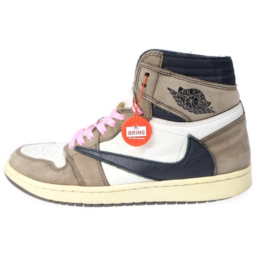 NIKE Air Jordan 1 トラヴィス スコット ハイカット スニーカー NIKE（ナイキ） ×TRAVIS SCOTT AIR JORDAN 1 RETRO HIGH OG TS SP