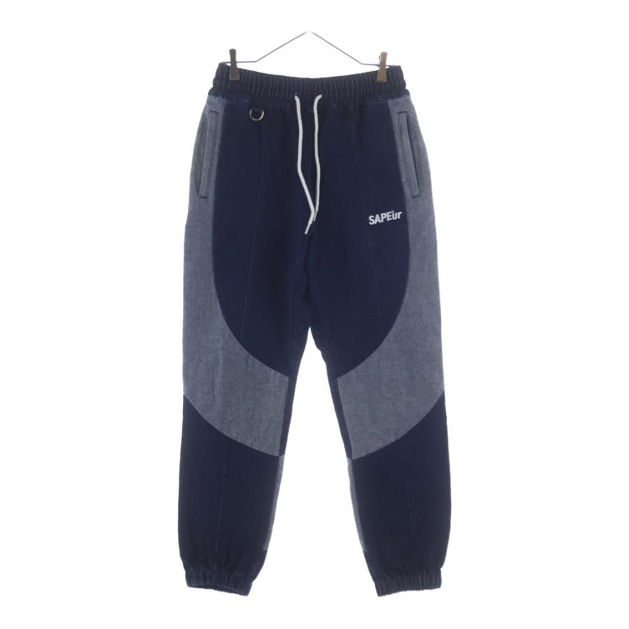 SAPEur サプール DENIM TRACK PANTS デニムトラックパンツ インディゴ
