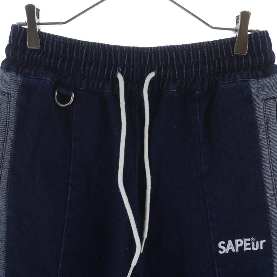 SAPEur サプール DENIM TRACK PANTS デニムトラックパンツ インディゴ