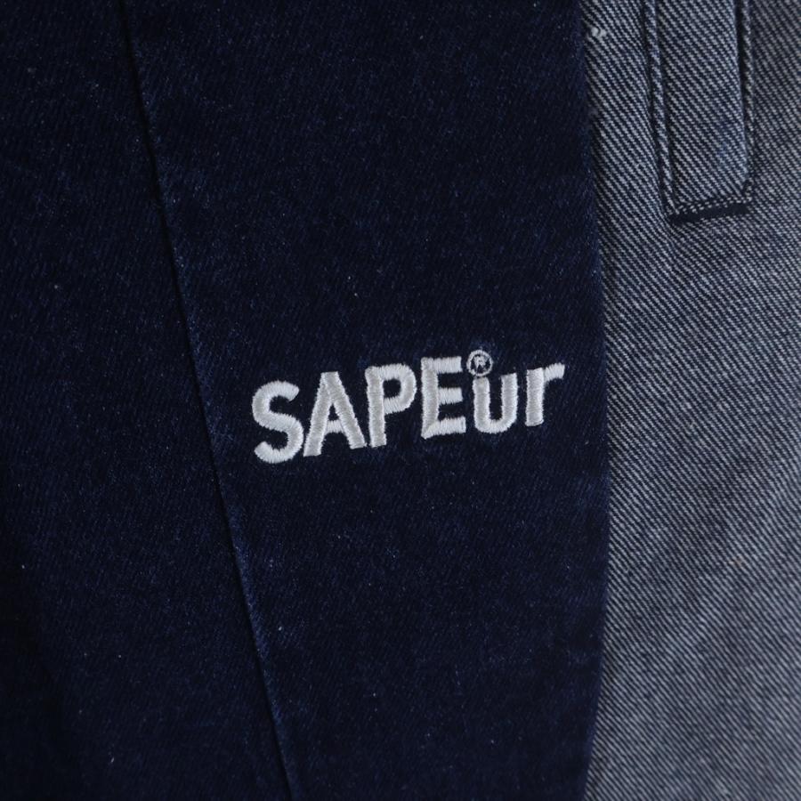 SAPEur サプール DENIM TRACK PANTS デニムトラックパンツ インディゴ