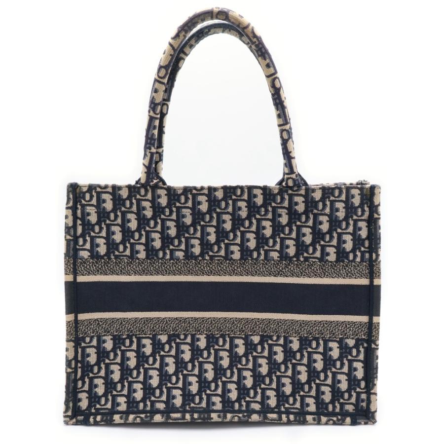 【未使用級】DIOR ブックトート ミディアム オブリーク ネイビー Christian Dior（クリスチャン・ディオール） ブックトート ミディアム