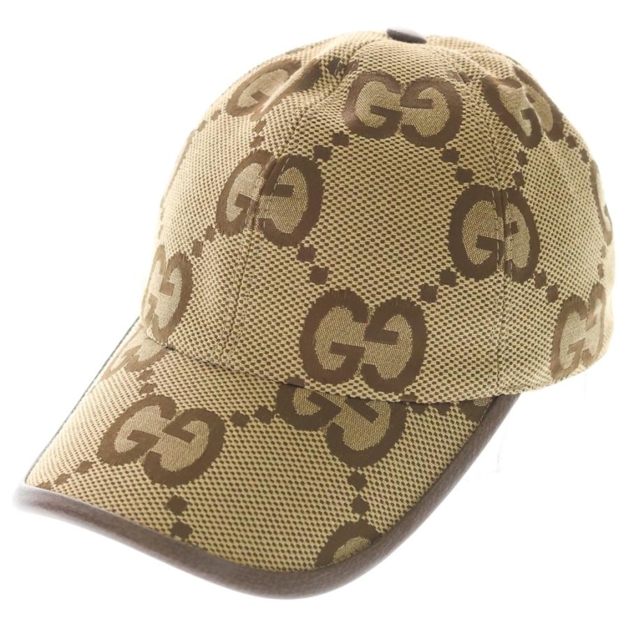 GUCCI（グッチ） ジャンボGG柄 キャンバス ベースボールキャップ 帽子