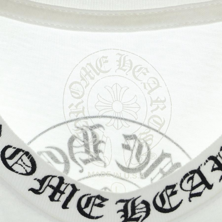 クロムハーツ ネックプリント ホースシューロゴ スクリプトロゴ カットソー CHROME HEARTS（クロムハーツ） Neck Logo S/S TEE ネックロゴ バック