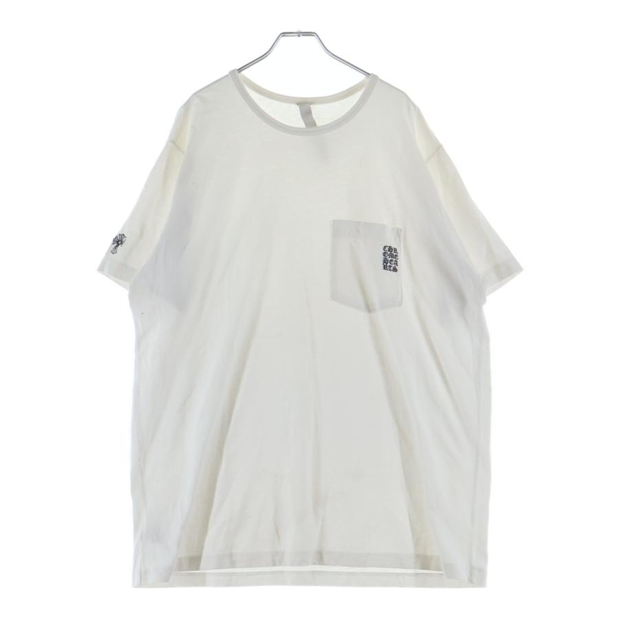 CHROME HEARTS（クロムハーツ） Y NOT S/S TEE フロントロゴ刺繍 袖CH 