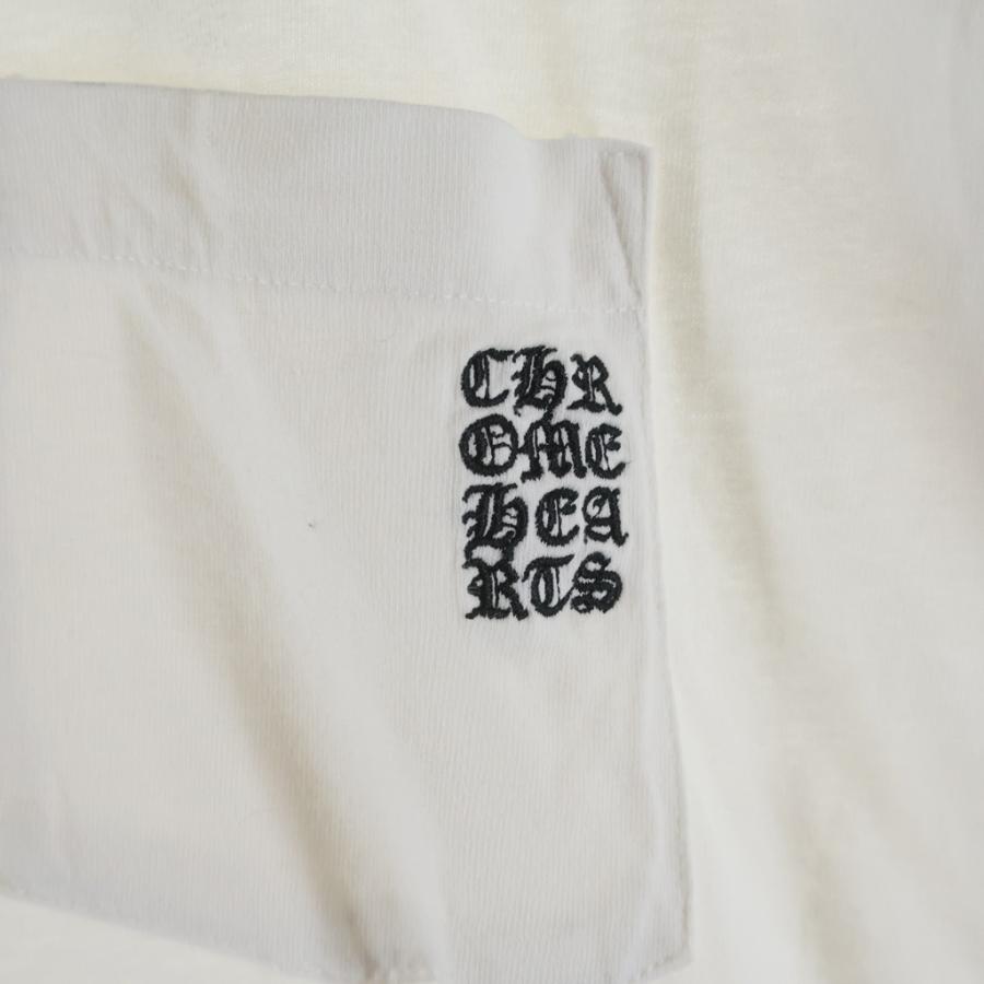 CHROME HEARTS（クロムハーツ） Y NOT S/S TEE フロントロゴ刺繍 袖CH 