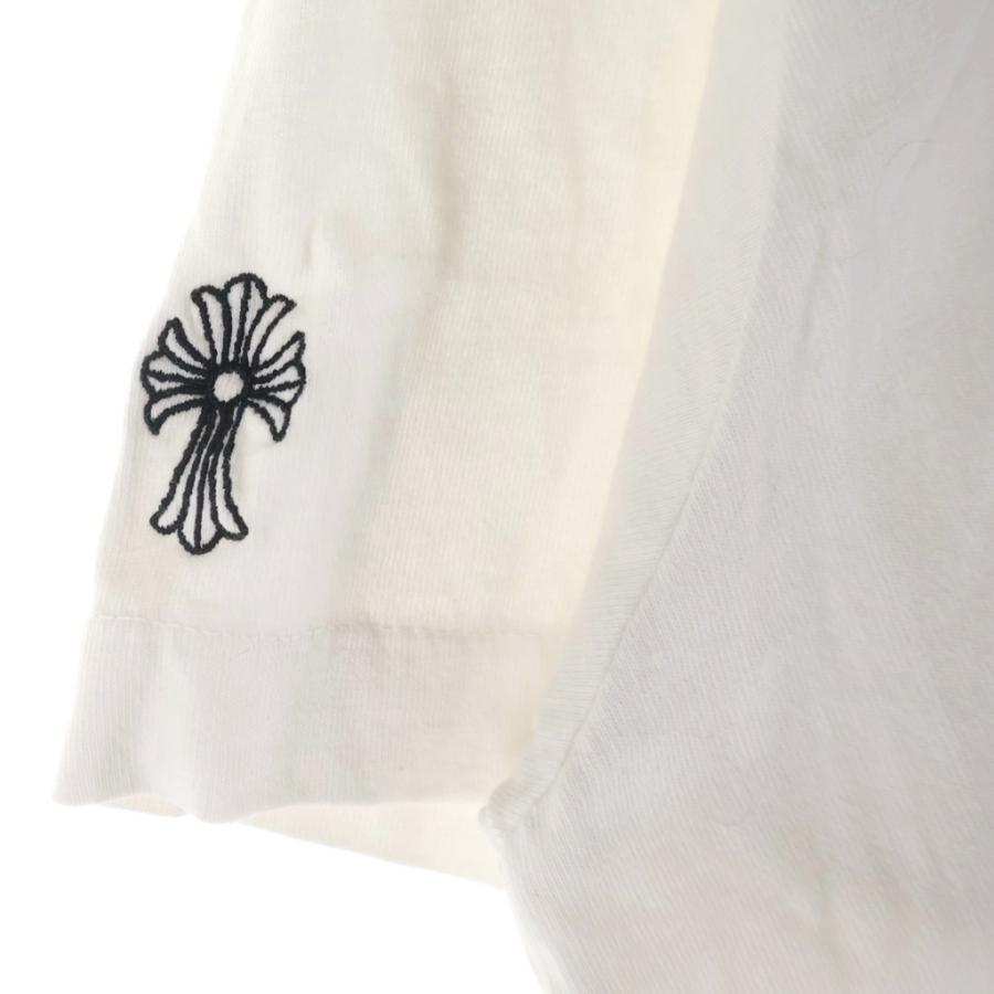 CHROME HEARTS（クロムハーツ） Y NOT S/S TEE フロントロゴ刺繍 袖CH 