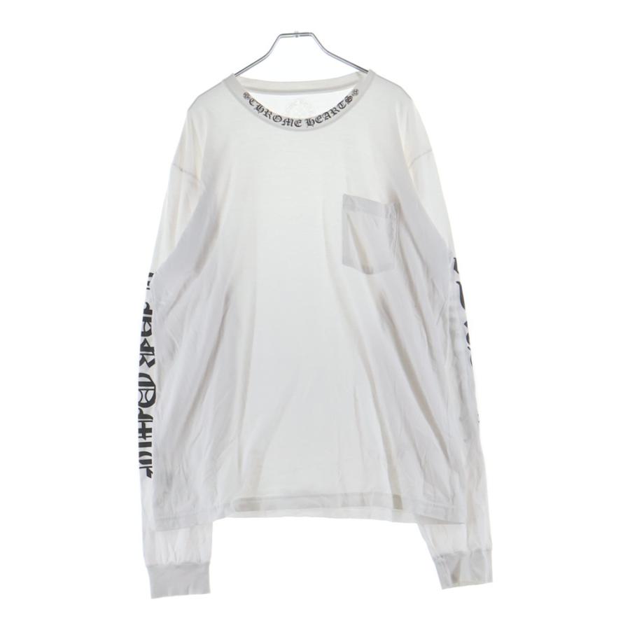 CHROME HEARTS（クロムハーツ） Neck Logo L/S TEE ネックロゴ クルー