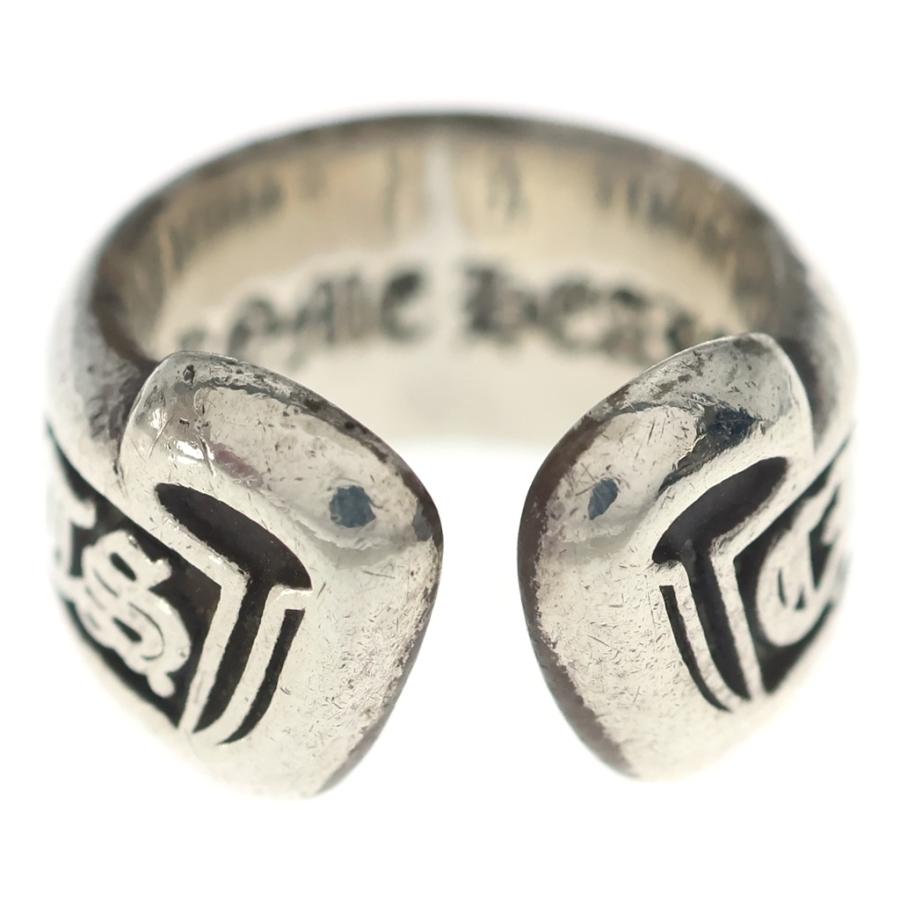 CHROME HEARTS CH スクロールラベルリング 22号