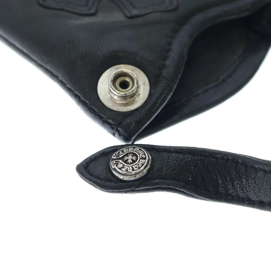 CHROME HEARTS（クロムハーツ） PHONE POUCH V1 クロスパッチ レザー