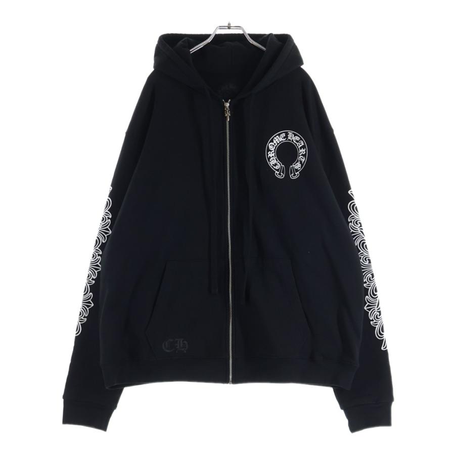 CHROME HEARTS（クロムハーツ） THRML SWTSHRT HD ZIP ホースシュー