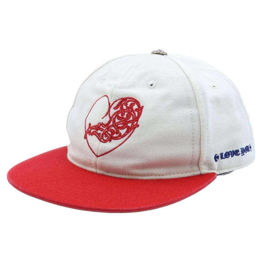 CHROME HEARTSキャップ CHROME HEARTS（クロムハーツ） VINY HEART BASEBALL CAP ハート刺繍