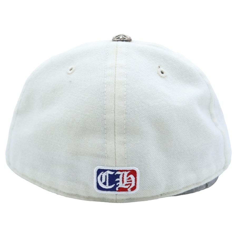 CHROME HEARTS キャップ ホワイト CHROME HEARTS（クロムハーツ） VINY HEART BASEBALL CAP ハート刺繍