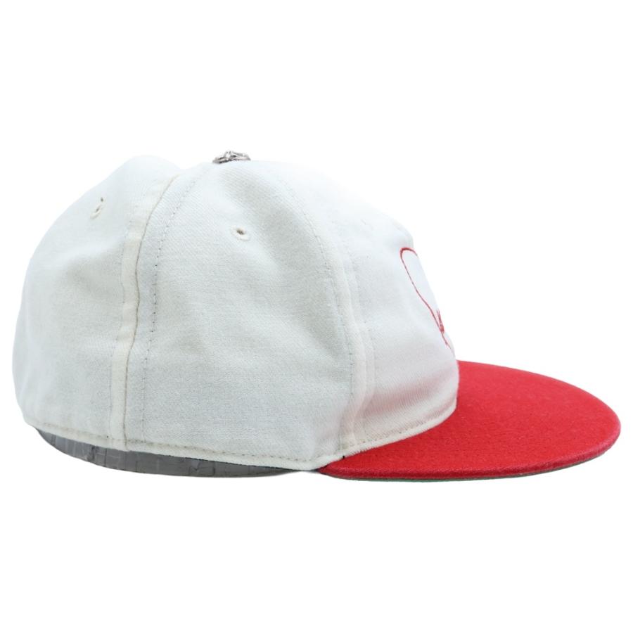 CHROME HEARTS（クロムハーツ） VINY HEART BASEBALL CAP ハート刺繍